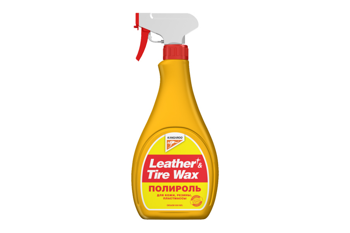 639 — Универсальный полироль KANGAROO Leather Tire Wax, 500мл, 330125 639 KANGAROO