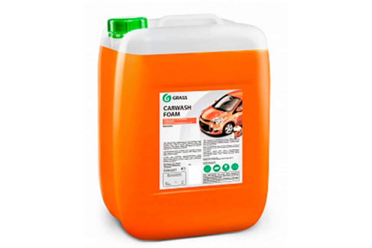 710120 — Шампунь автомобильный 20кг - Carwash Foam для ручной мойки, в пеногенератор 1:200-1:250 (4-5г/л), в GRASS
