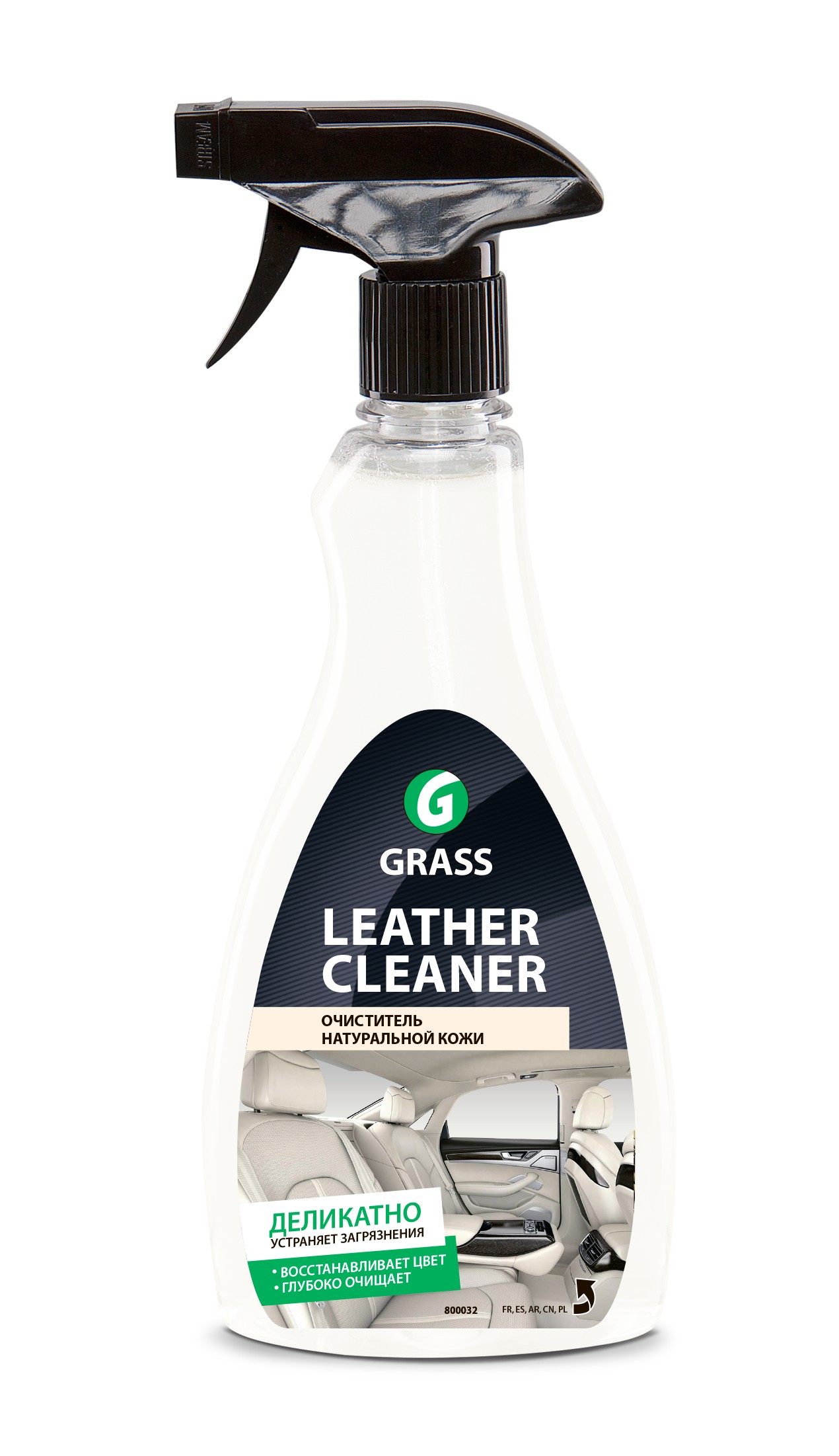 800032 — Очиститель натуральной кожи 500 мл GrAss LeAther CleAner 800032 GRASS