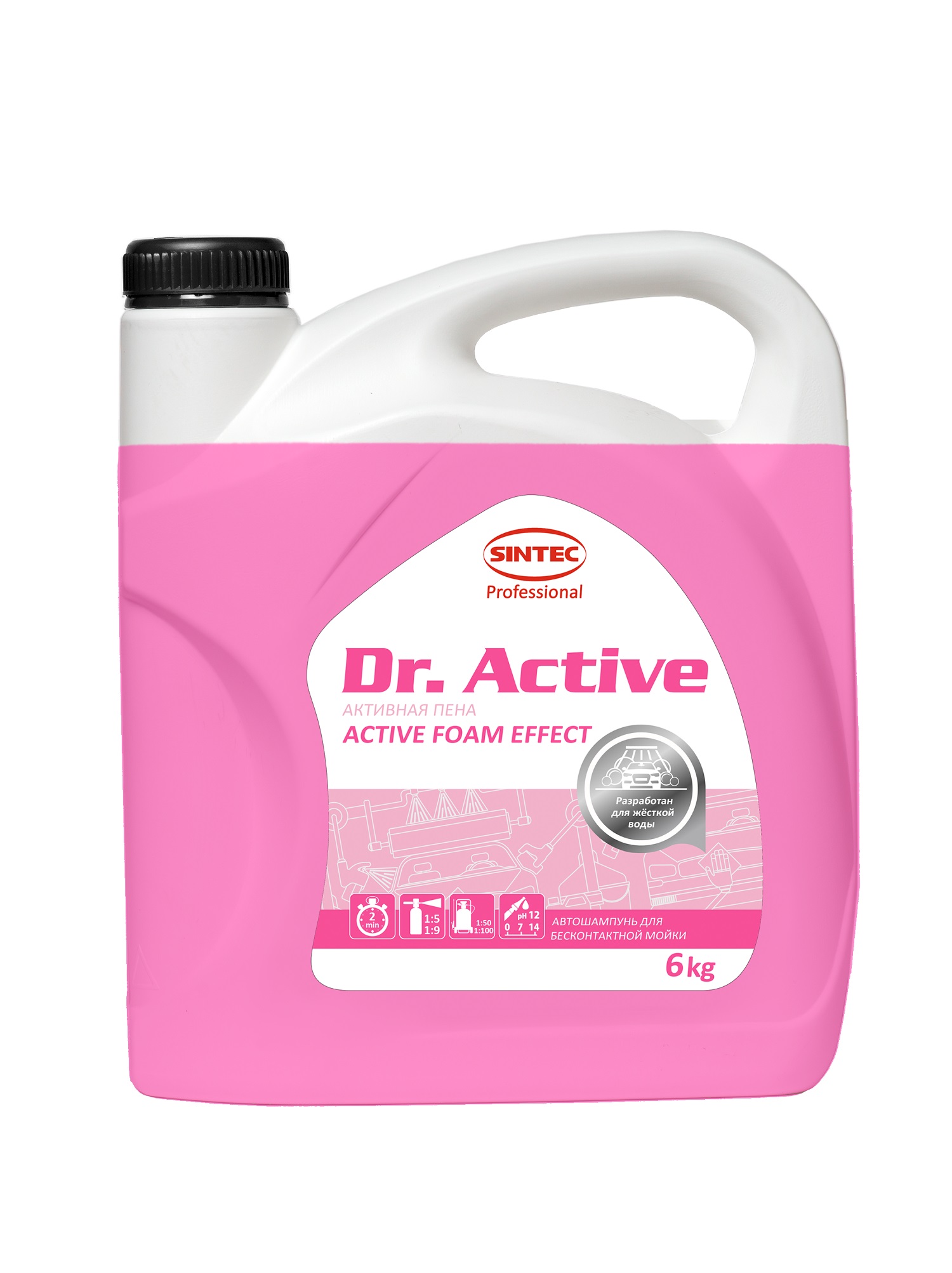 801705 — Активная пена ACTIVE FOAM EFFECT 6 кг SINTEC DR. ACTIVE SINTEC