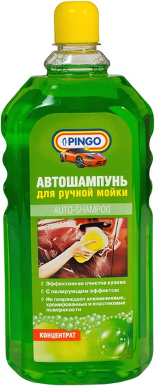 850305 — Автошампунь для ручной мойки, 1000 мл PINGO