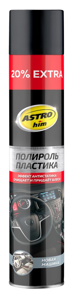 AC2353 — Полироль пластика Астрохим новая машина аэрозоль 1л АСТРОХИМ