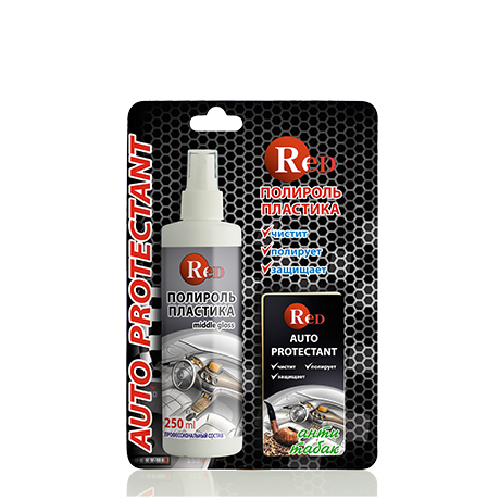 R4257 — Полироль с губкой Middle Gloss антитабак RED RED