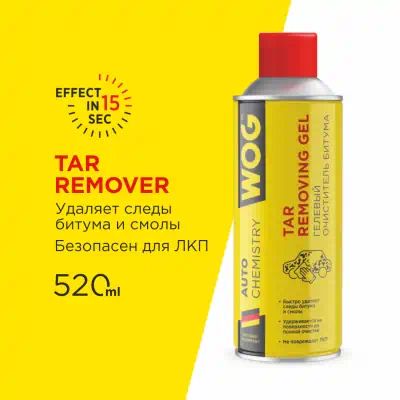 WGC0850 — Очиститель битума 520мл - гелевый очиститель битума, гудрона, смолы, следов наклеек и тонировочной п WOG