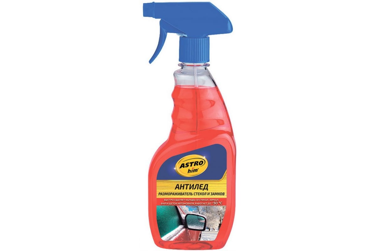 AC135 — Ас размораживатель стёкол и замков антилёд спрей АСТРОХИМ