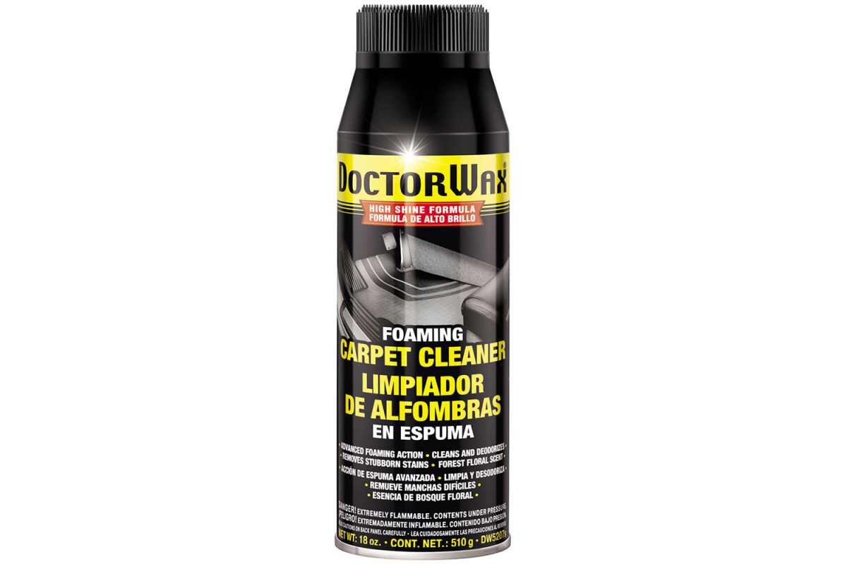 DW5207S — Очиститель обивки салона Doctor Wax пенный с щеткой на крышке 510 г DW5207s DOCTOR WAX