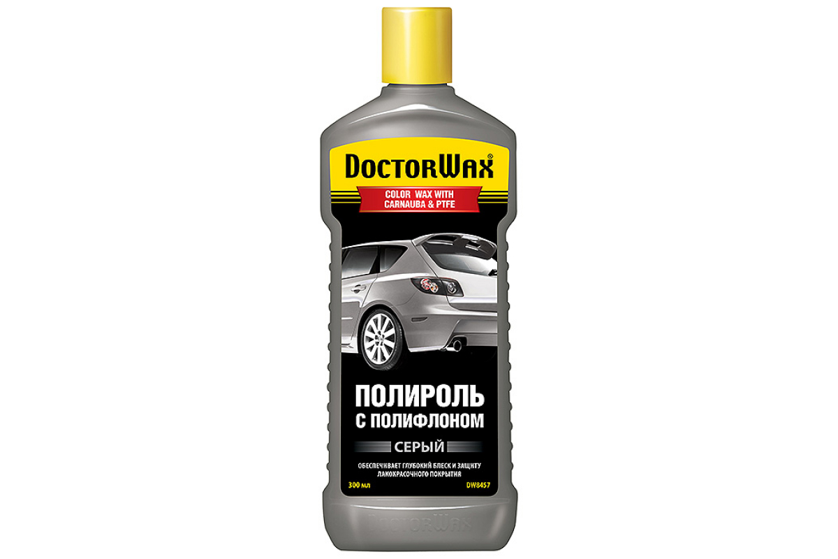 DW8457 — Полироль кузова Doctor Wax тефлон серый 300 мл DOCTOR WAX