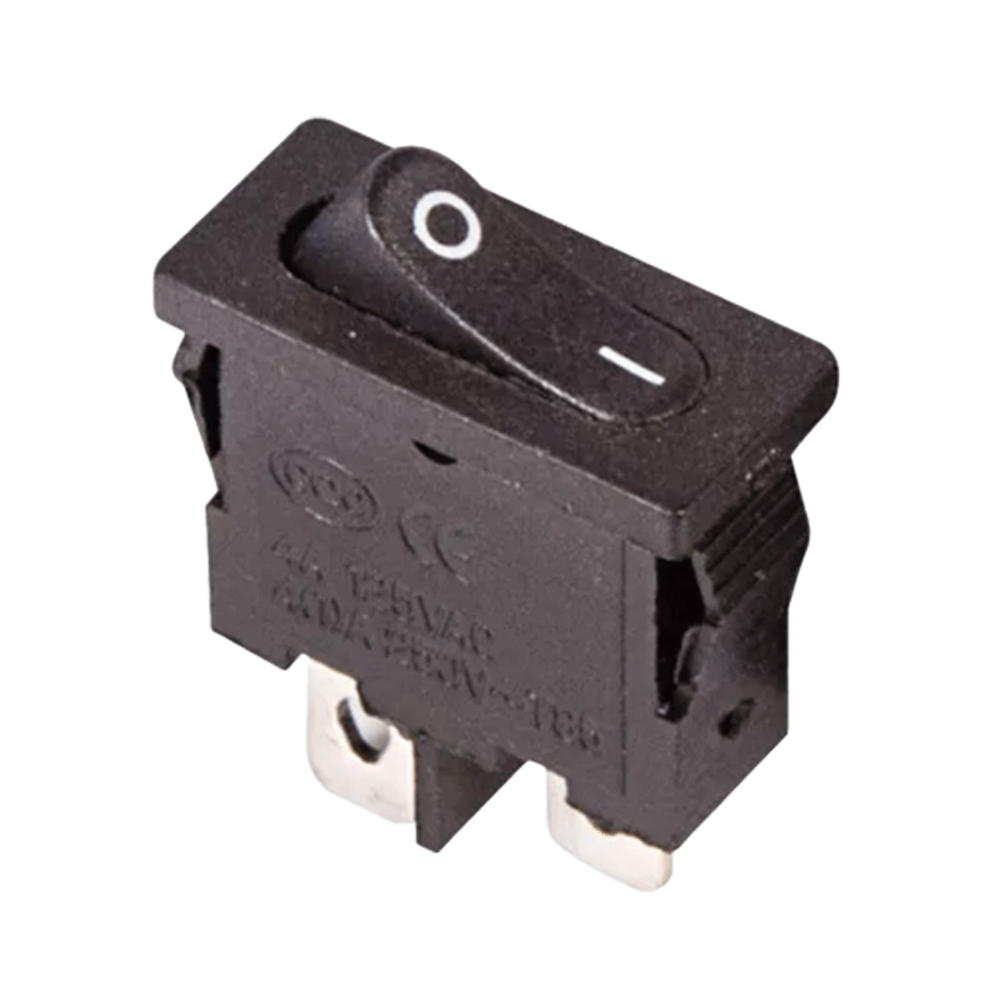 362050 — Выключатель клавишный Mini черный 250V 6А 3с ON-OFF-ON REXANT REXANT