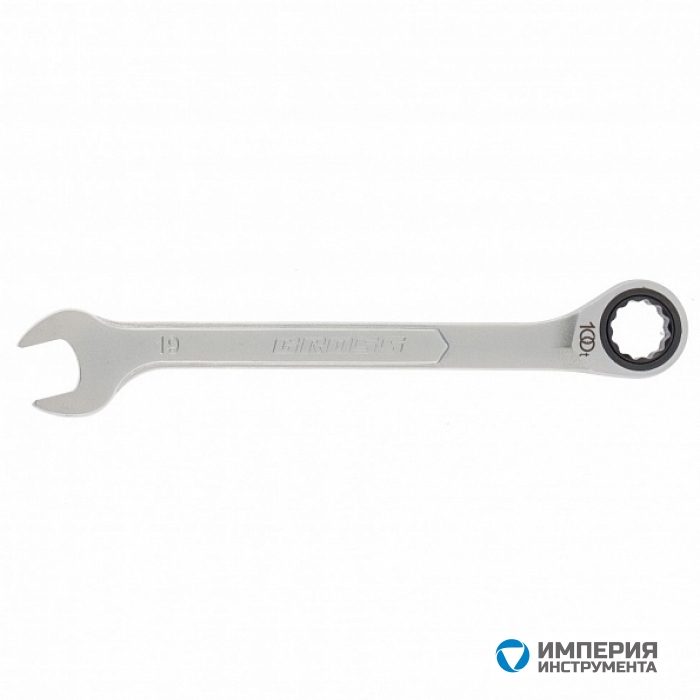 14856 — Ключ комбинированный трещоточный GROSS, 18 мм, количество зубьев 100 GROSS