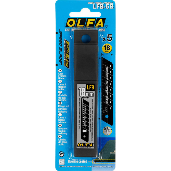 OLLFB5B — Лезвие для ножа OLFA OL-LFB-5B 18 мм OLFA
