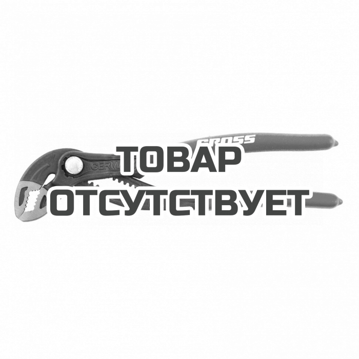 15711 — Клещи переставные GROSS, кнопочный механизм, обливные рукоятки, 180 мм GROSS