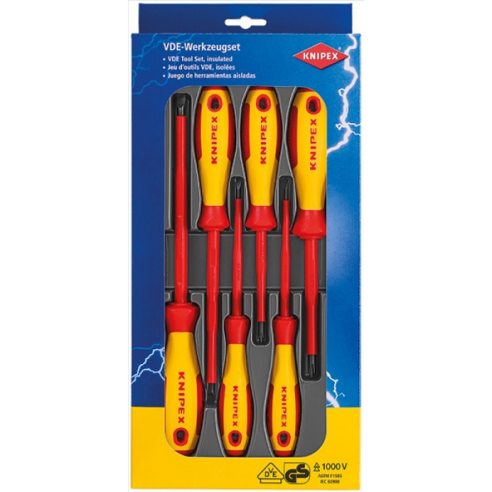 KN002012V01 — Набор отверток 6 предметов KNIPEX KN-002012V01 KNIPEX