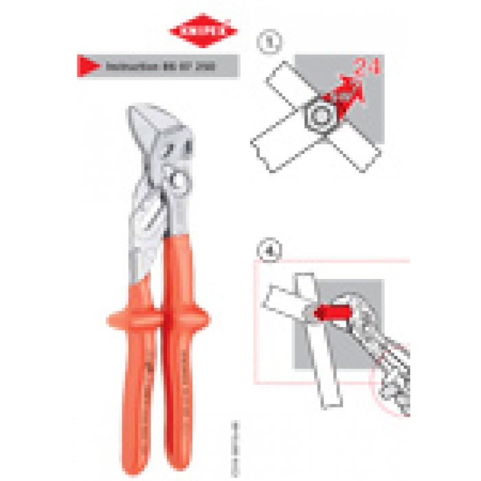 KN8607250 — Клещи переставные-гаечный ключ KNIPEX KN-8607250 KNIPEX