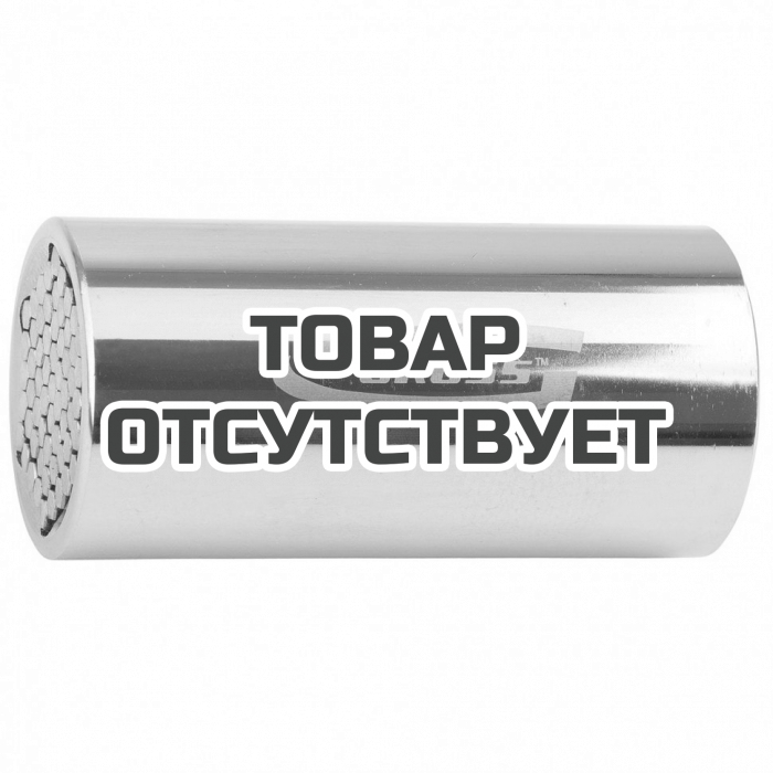 13190 — Головка торцевая многоразмерная GROSS 11-32 мм, под квадрат 1/2, CrV, хромированная GROSS