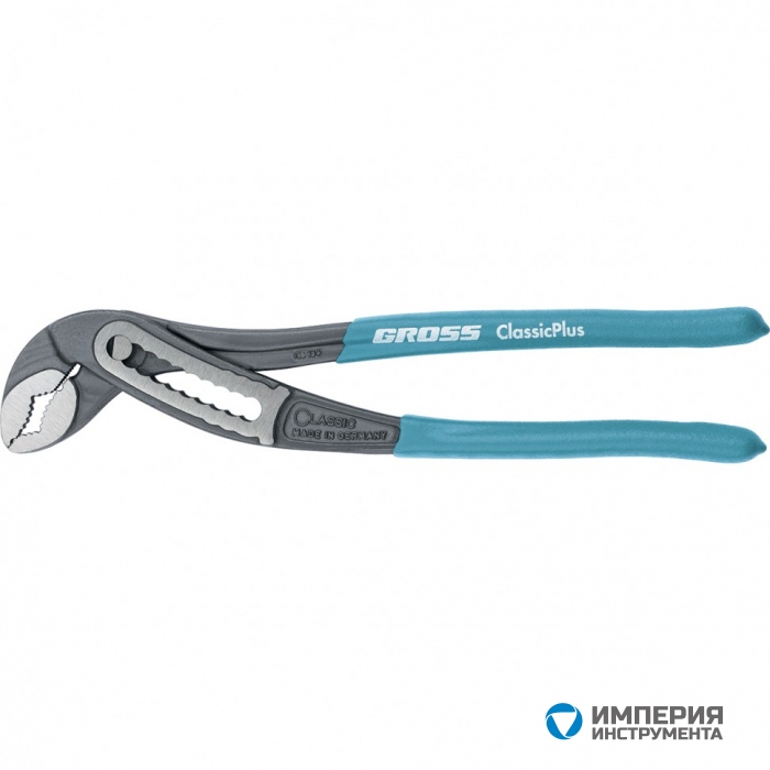 15715 — Клещи переставные GROSS, обливные рукоятки, хром-ванадий, 240 мм GROSS