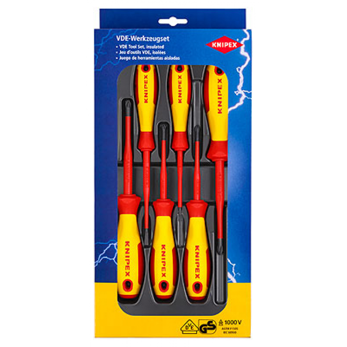 KN002012V04 — Набор отвёрток VDE диэлектрических KNIPEX KN-002012V04 KNIPEX