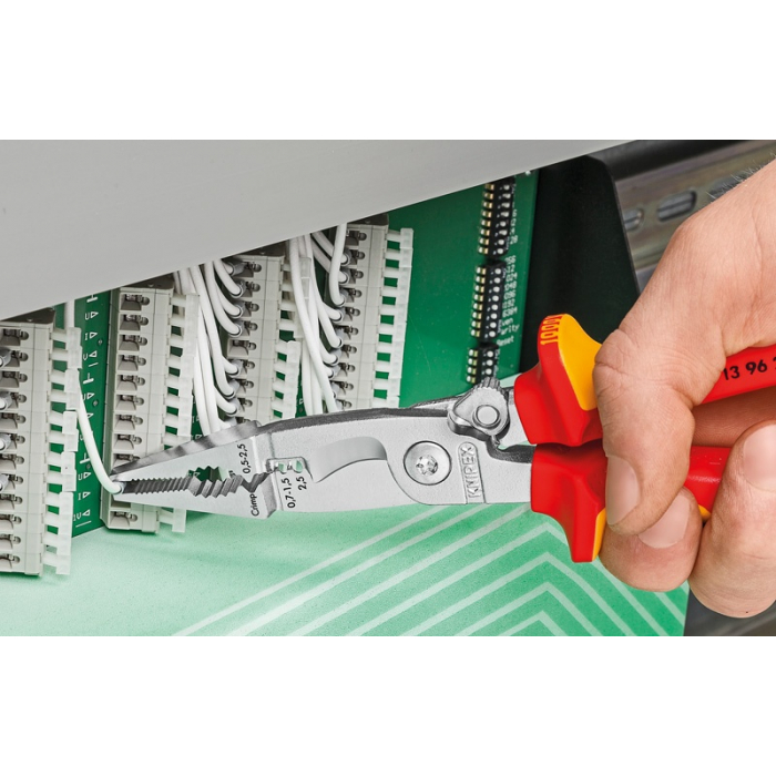 KN1396200TBK — Многофункциональные клещи для электромонтажных работ KNIPEX KN-1396200TBK KNIPEX