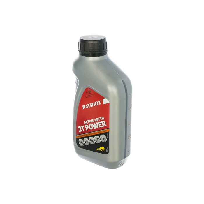 850030628 — Масло 2-х тактное минеральное 0,6 л Patriot Power Active PATRIOT