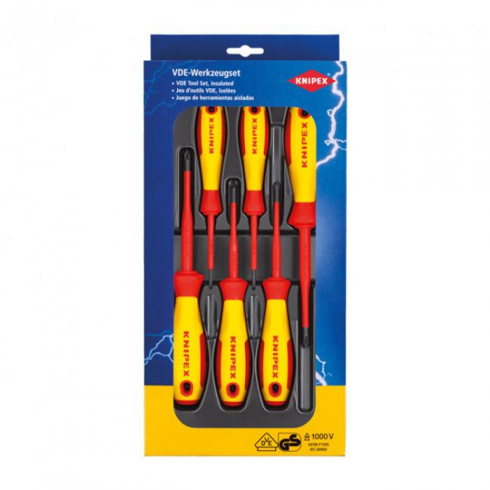 KN002012V05 — Набор VDE отверток 6 предметов KN-002012V05 KNIPEX
