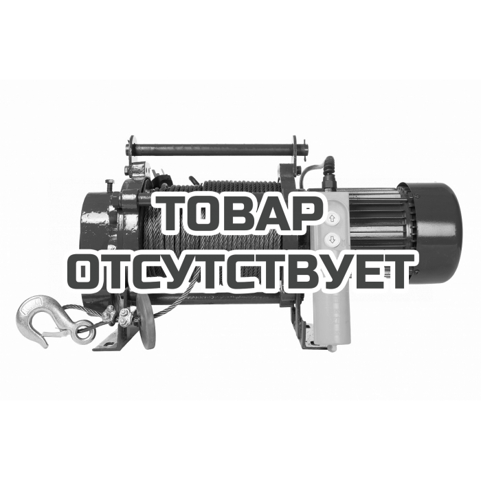 1002126 — Лебедка TOR ЛЭК-300 E21 (KCD) 300 кг, 220 В с канатом 30 м TOR