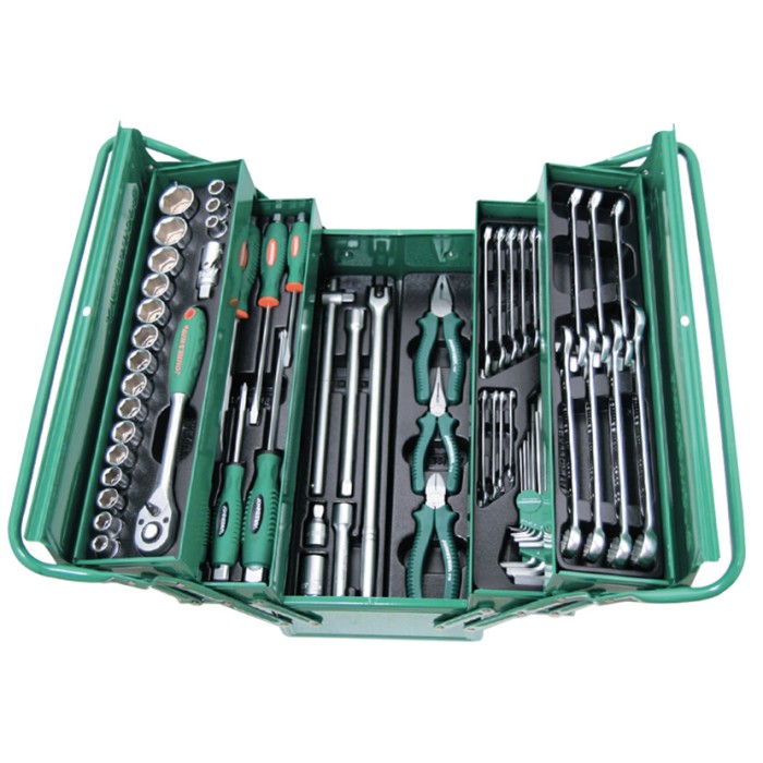 C3DH262 — Набор инструмента универсальный Jonnesway C-3DH262 1/2"DR в ящике, 62 предмета JONNESWAY