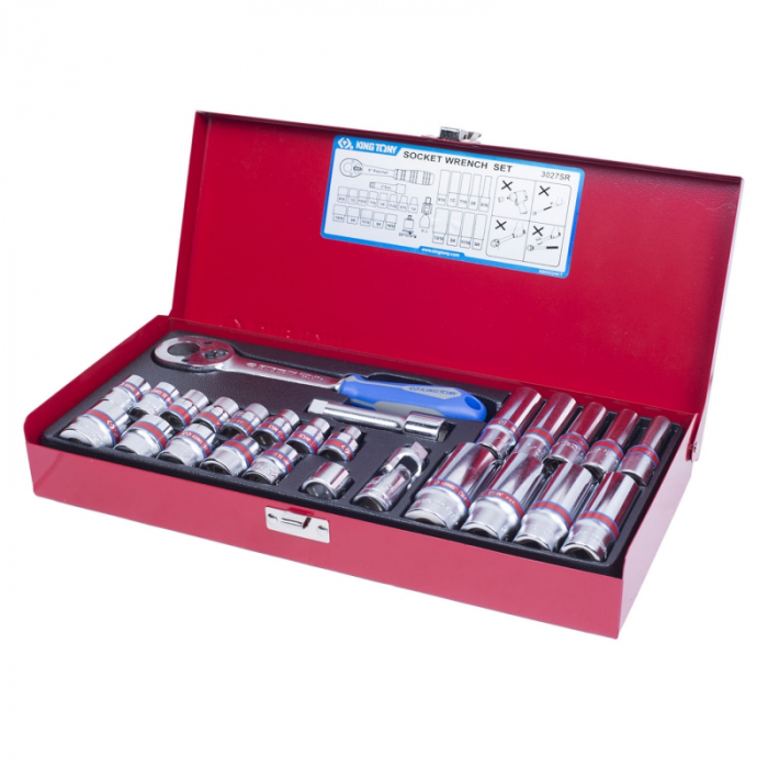 3027SR — Набор торцевых головок KING TONY 3027SR KINGTONY