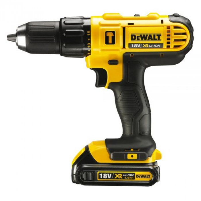 DCD776S2KS — Аккумуляторная ударная Дрель-шуруповерт DeWALT DCD776S2, 300 Вт, 18 В, XR DEWALT
