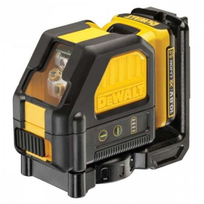 DCE088D1GQW — Самовыравнивающийся линейный ЗЕЛЕНЫЙ лазерный уровень DeWALT DCE088D1G DEWALT
