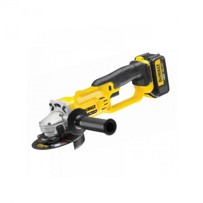 DCG412M2QW — Аккумуляторная углошлифовальная машина DeWALT DCG412M2, 125 мм, 18 В, XR 2 АКБ по 4 Ач и ЗУ в комплекте DEWALT
