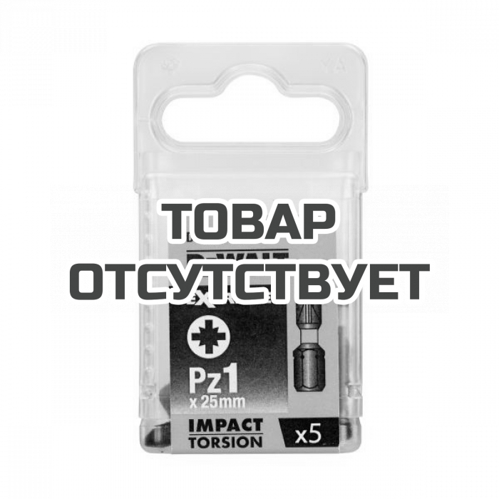 DT7386TQZ — Биты ударные DeWALT IMPACT DT7386T, Torsion Pz1, 25 мм, 5 шт. DEWALT