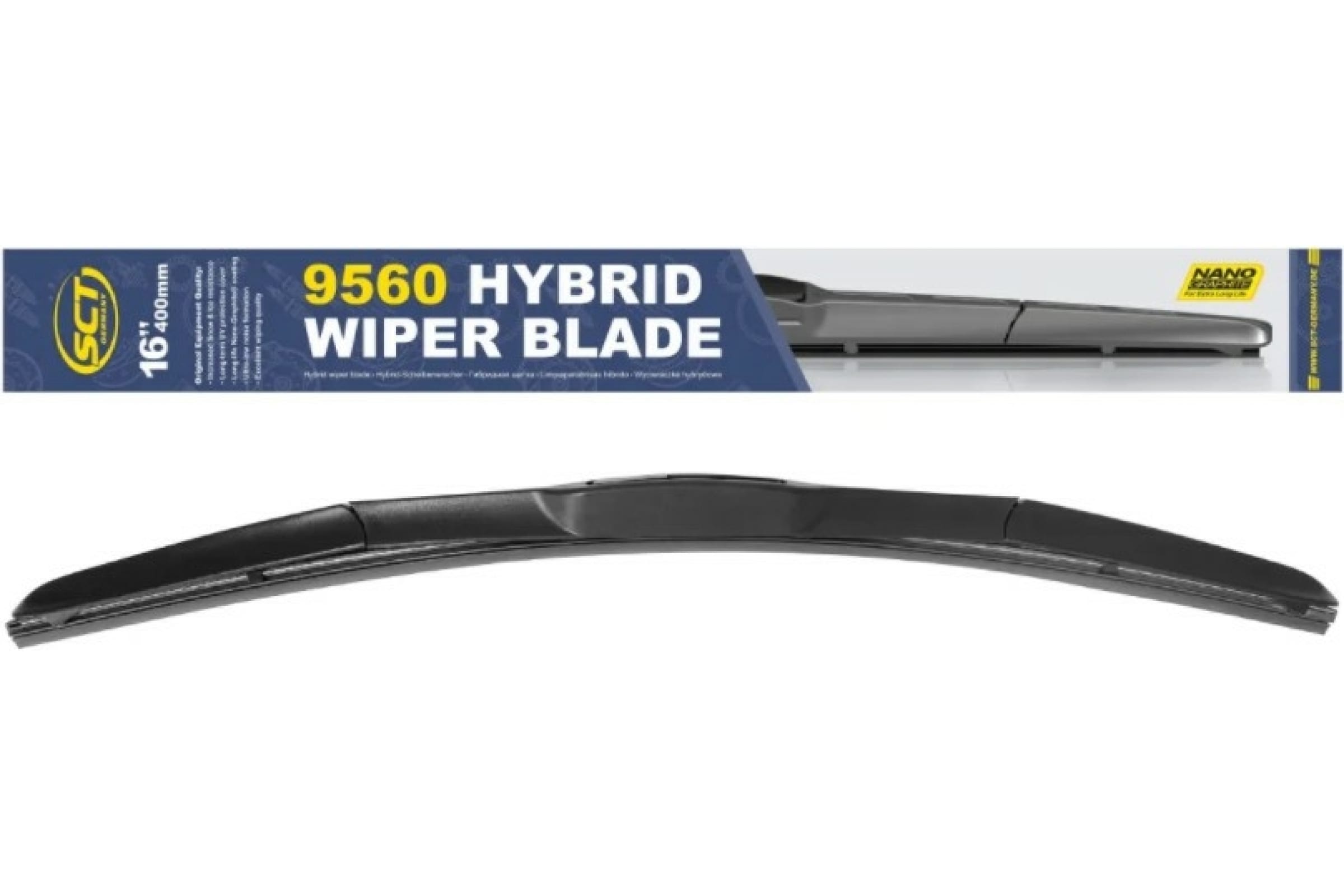 9560 — Щетка стеклоочистителя Hibrid Wiper Blade 16"/400 мм SCT 9560 SCT  Germany