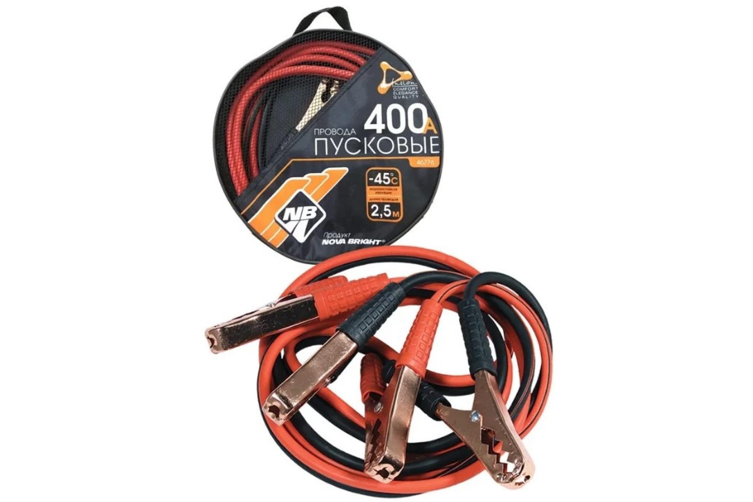 46776 — Провода пусковые NOVA BRIGHT