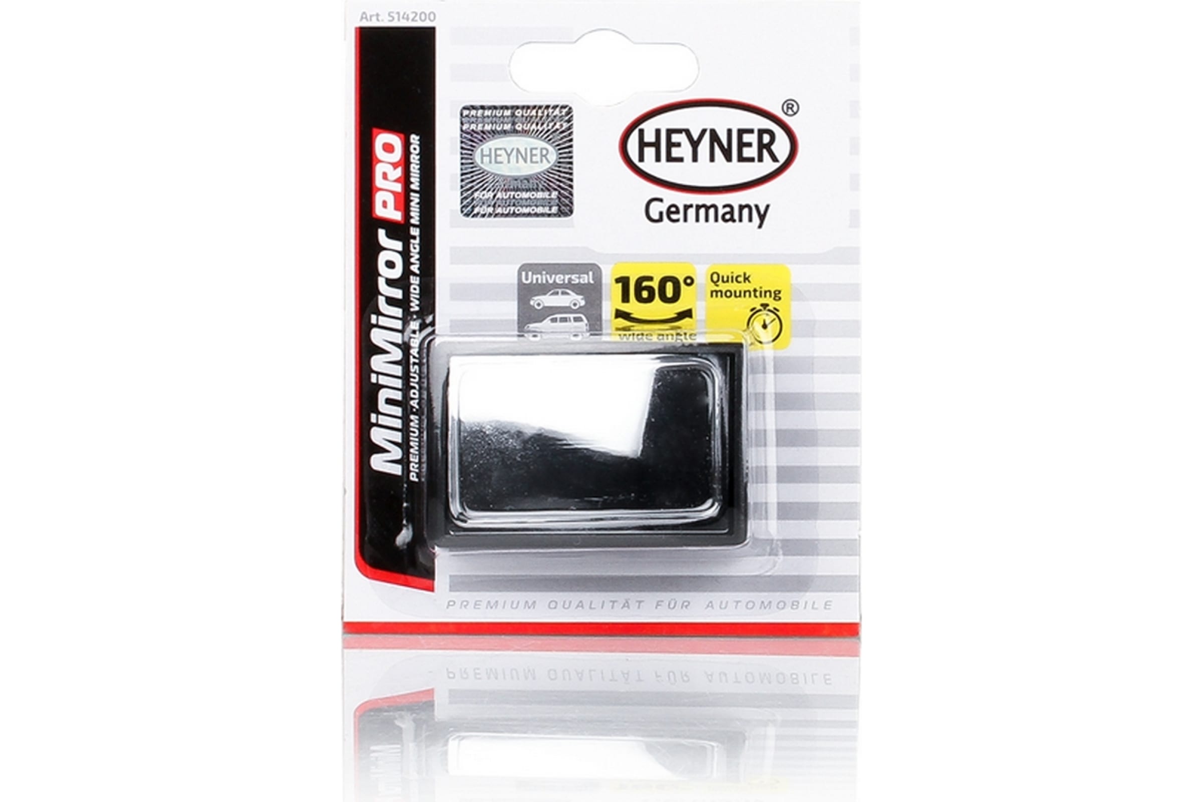 514200 — Зеркало мини широкоугольное на липучке PREMIUM Heyner 514200 HEYNER