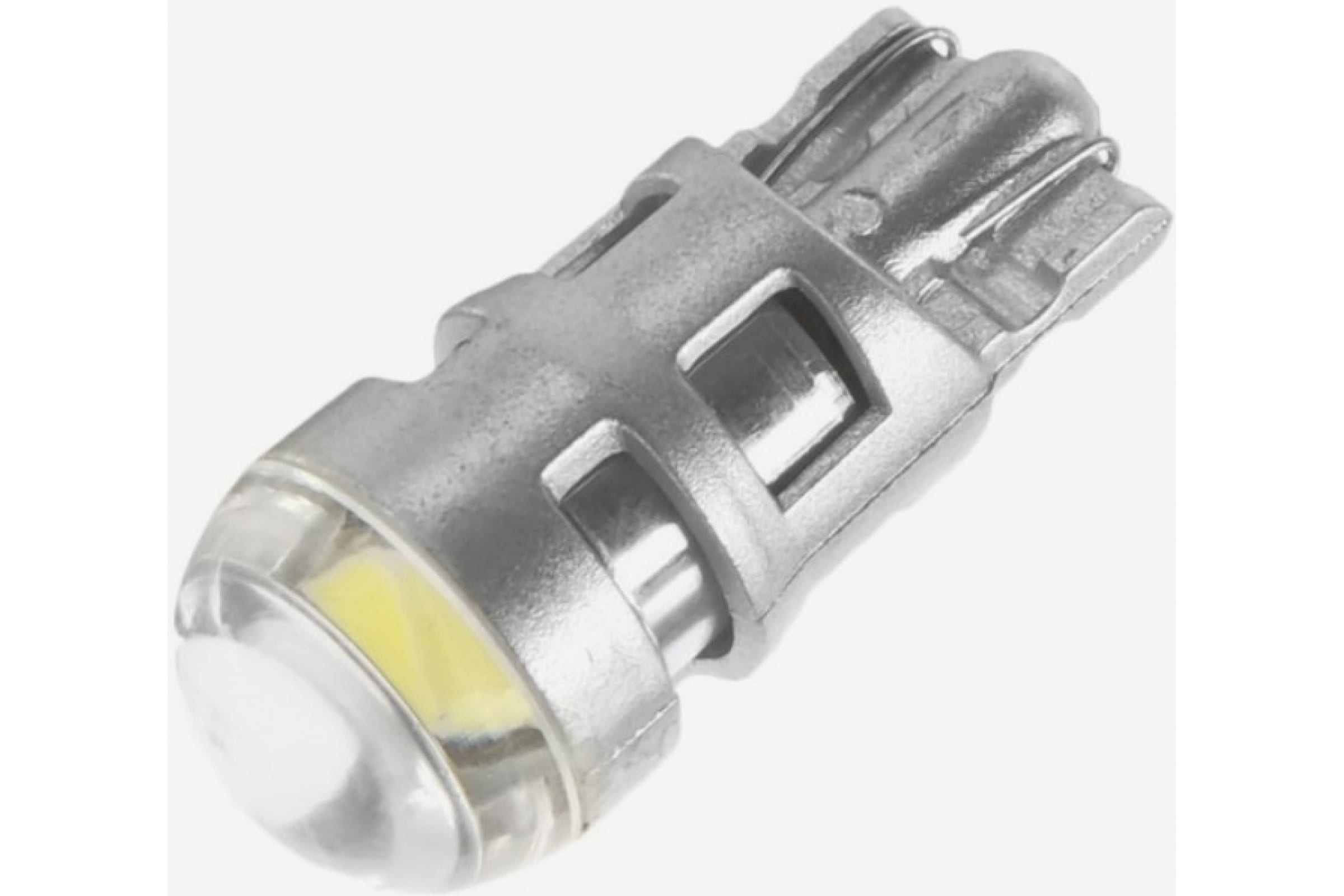 4777392 — Светодиодная автолампа СИМАЛЕНД T10 W5W, 2 СОВ, 2 Вт, линза, свечение белое 4777392 СИМАЛЕНД