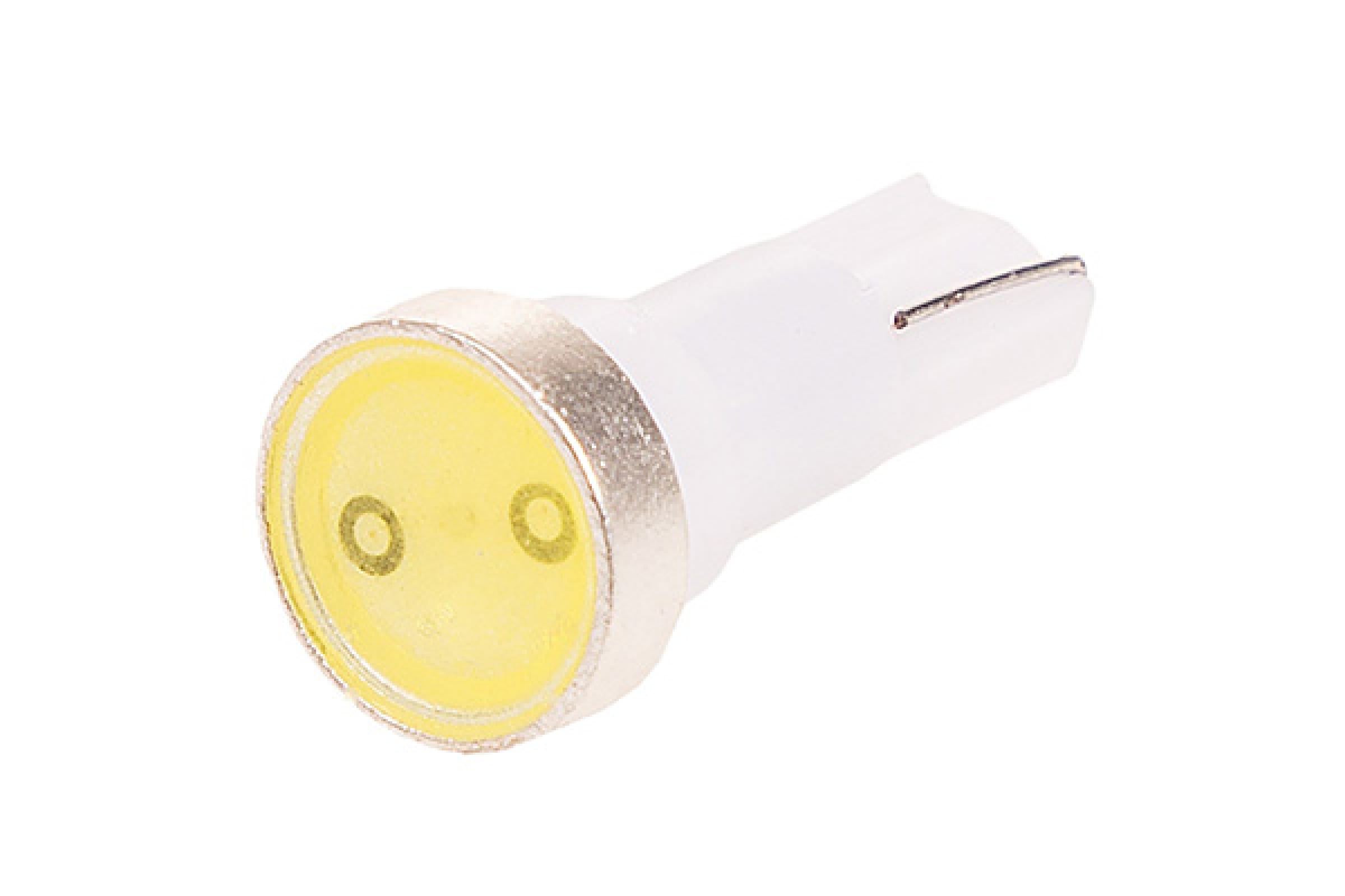 S08201358 — Автолампа диод SKYWAY T5, 12V, 1 SMD, блистер без цоколя, 1-контакт, белая, габарит, номер, салон S08201358 SKYWAY