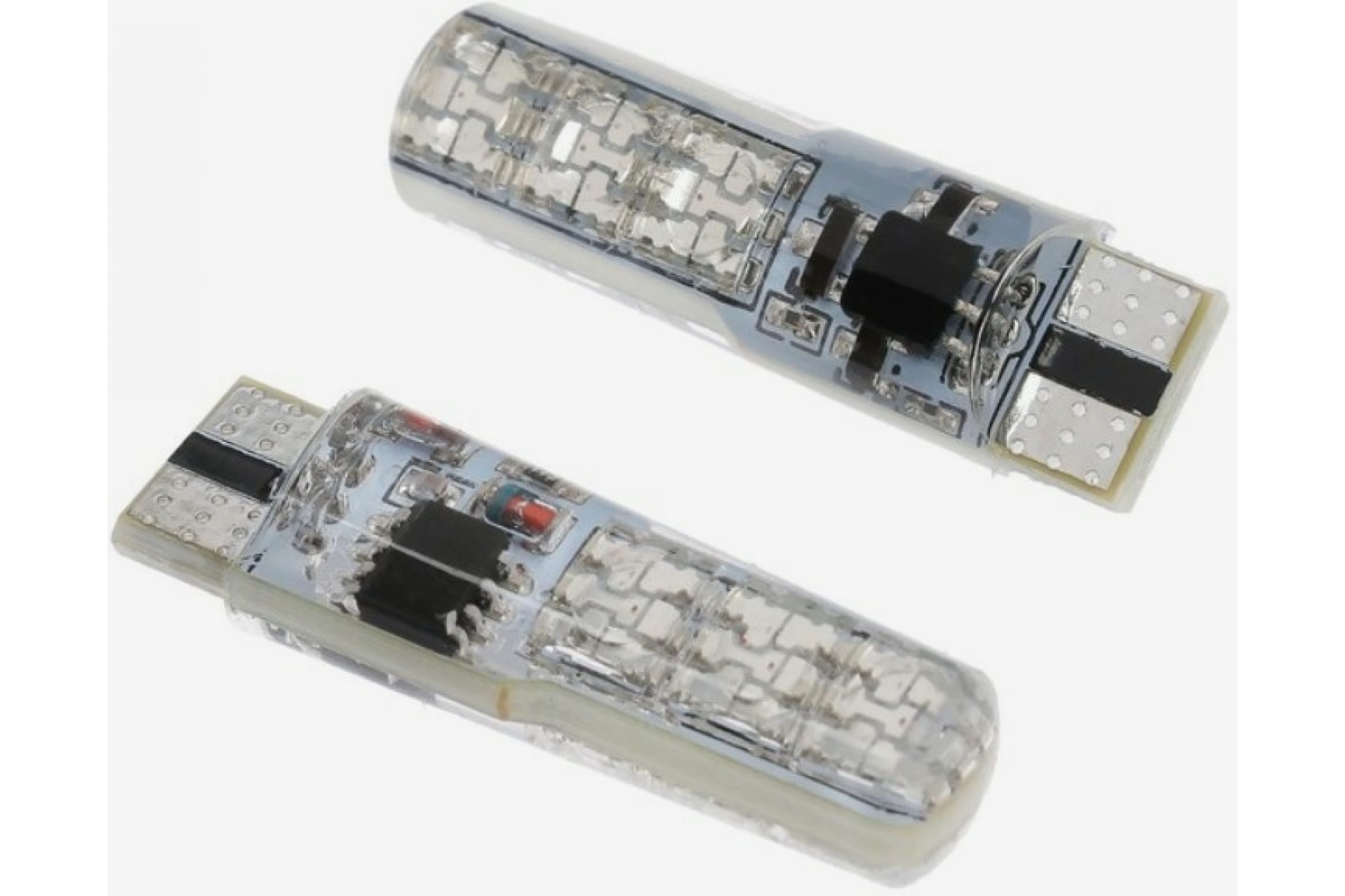 4449982 — Светодиодная автолампа СИМАЛЕНД T10, габарит, 12 В, мульти свечение, пульт управления, набор 2 шт. 4449982 СИМАЛЕНД