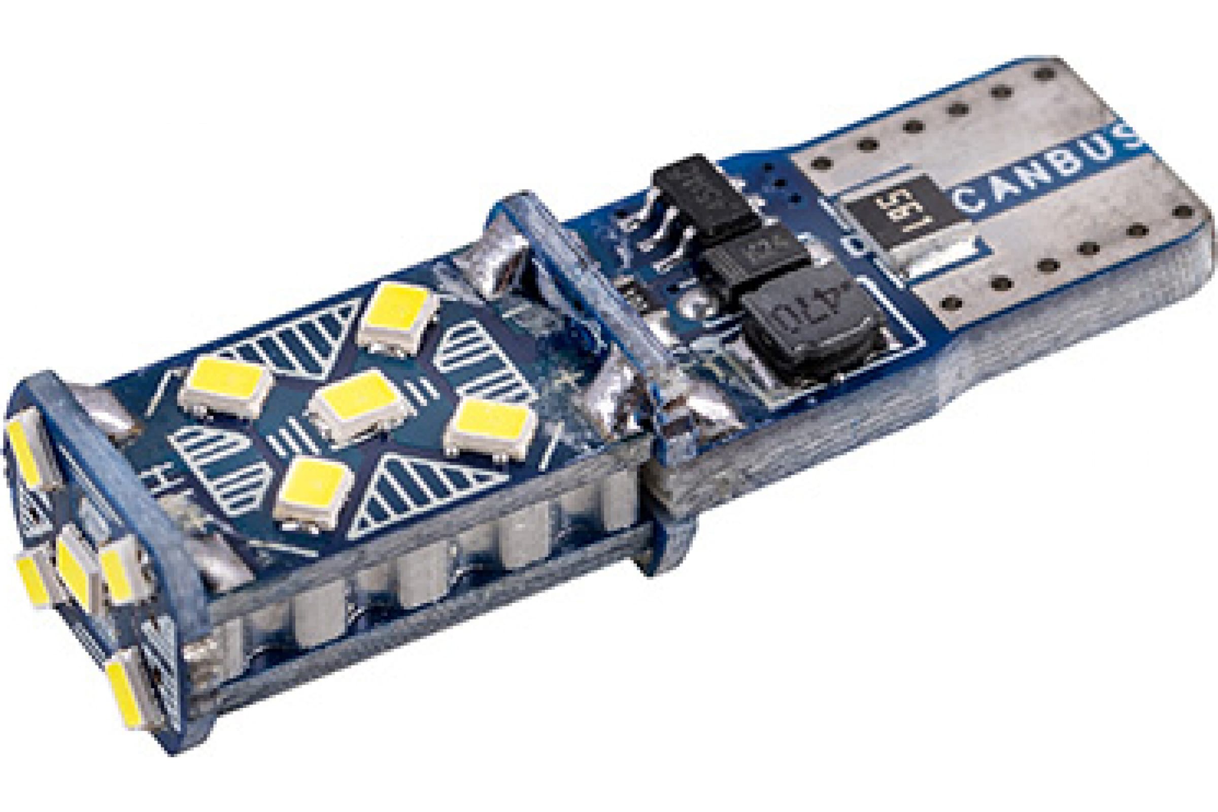 S08201503 — Автолампа SKYWAY диод, T10 (W5W), 12 В, 15 SMD диодов, без цоколя, 1-конт., белая S08201503 SKYWAY