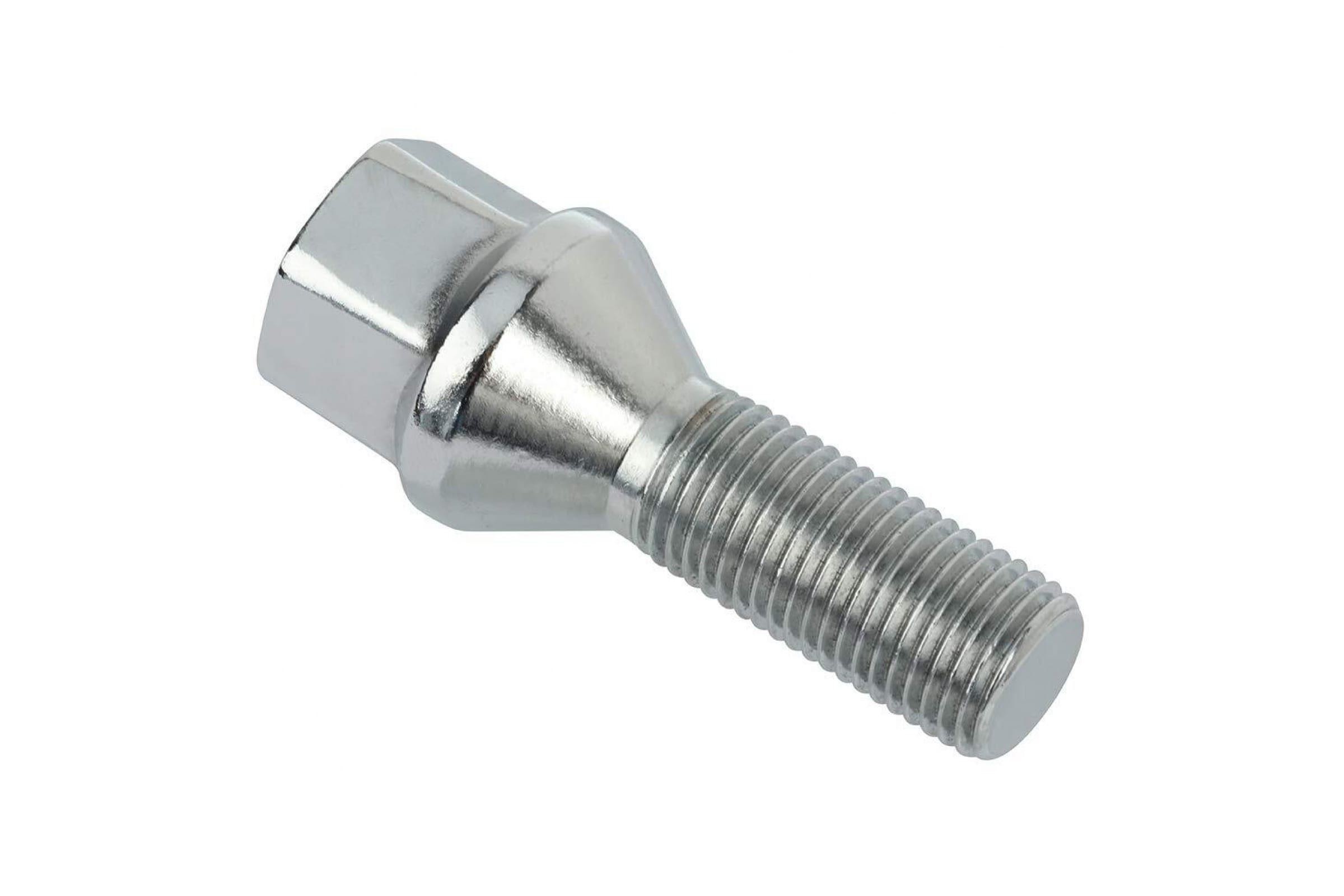 175110 — Болт NORM M12x1.50, H=28 мм, ключ 17 мм, хром, 20 шт. 175110 NORM