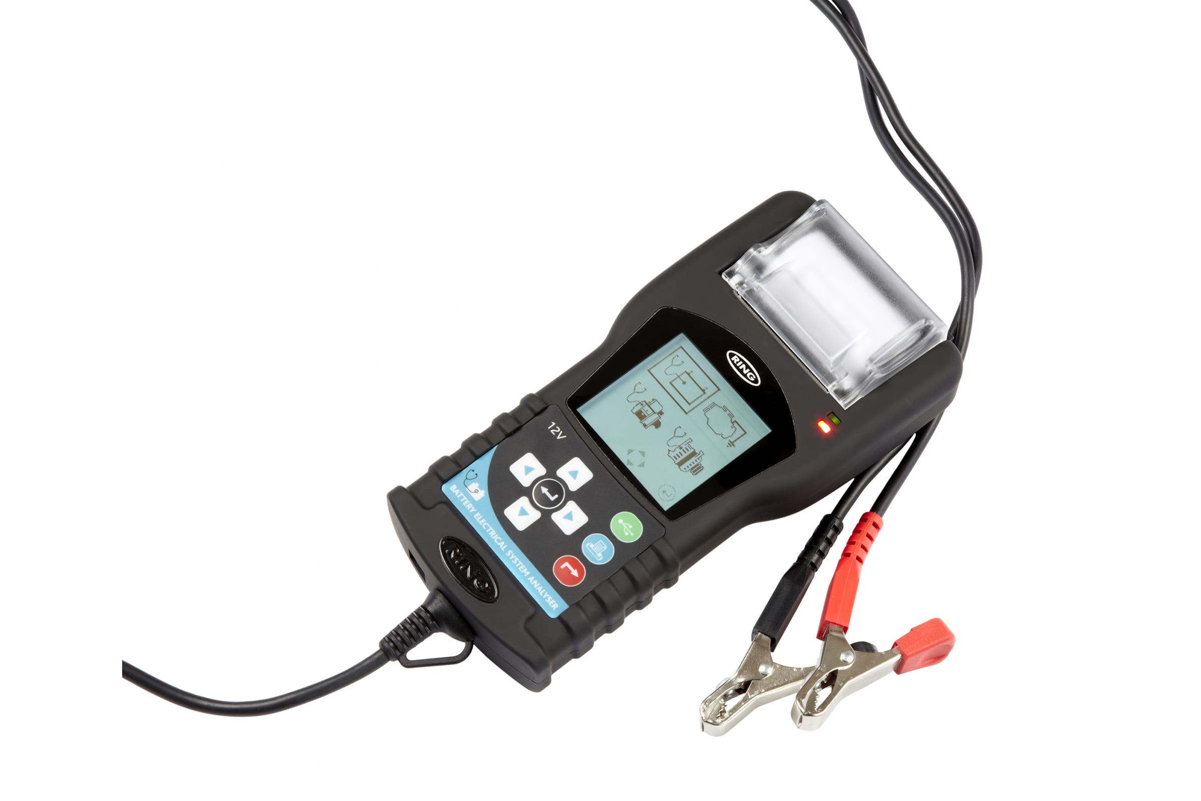 RBAG700 — Тестер аккумуляторных батарей со встроенным термопринтером Ring Automotive RBAG700 RING