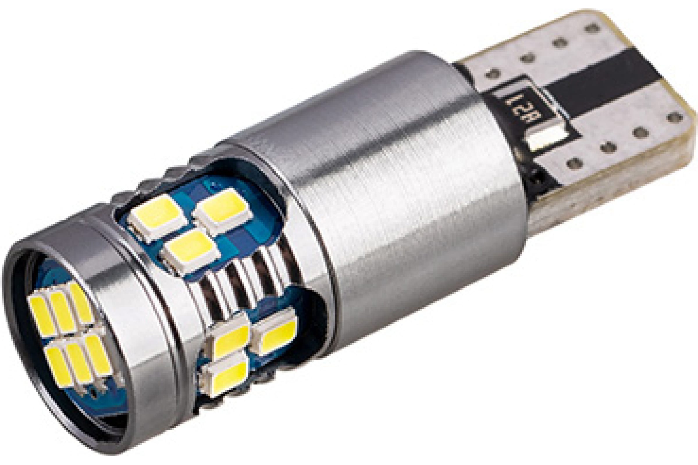 S08202079 — Автолампа SKYWAY диод, T10 (W5W), 12-24 В, 18 SMD диодов, 1-конт. S08202079 SKYWAY