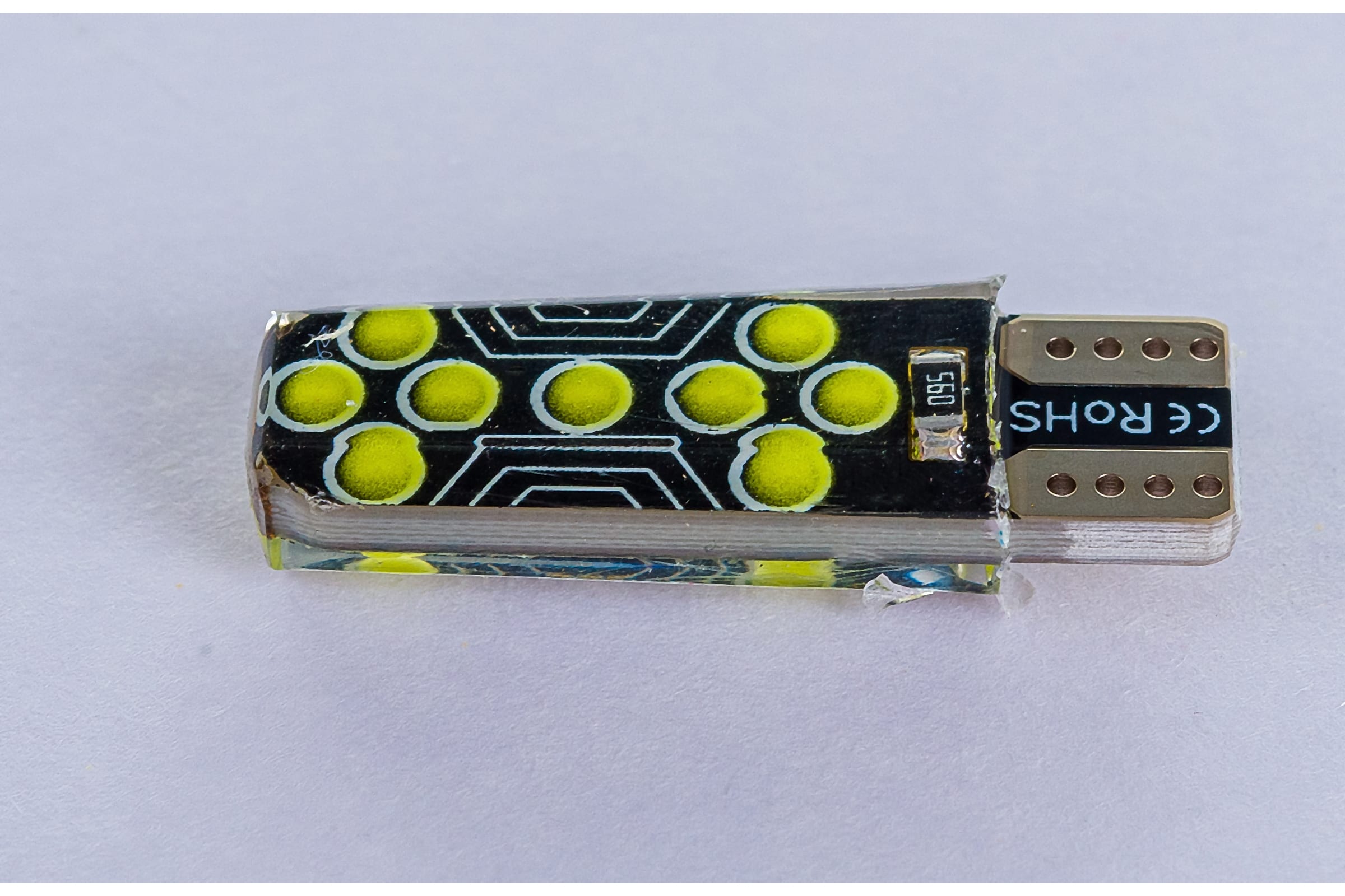 S08201516 — Автолампа SKYWAY диод, T10 (W5W), 12 В, 18 COB диодов, без цоколя, 1-конт., белая S08201516 SKYWAY