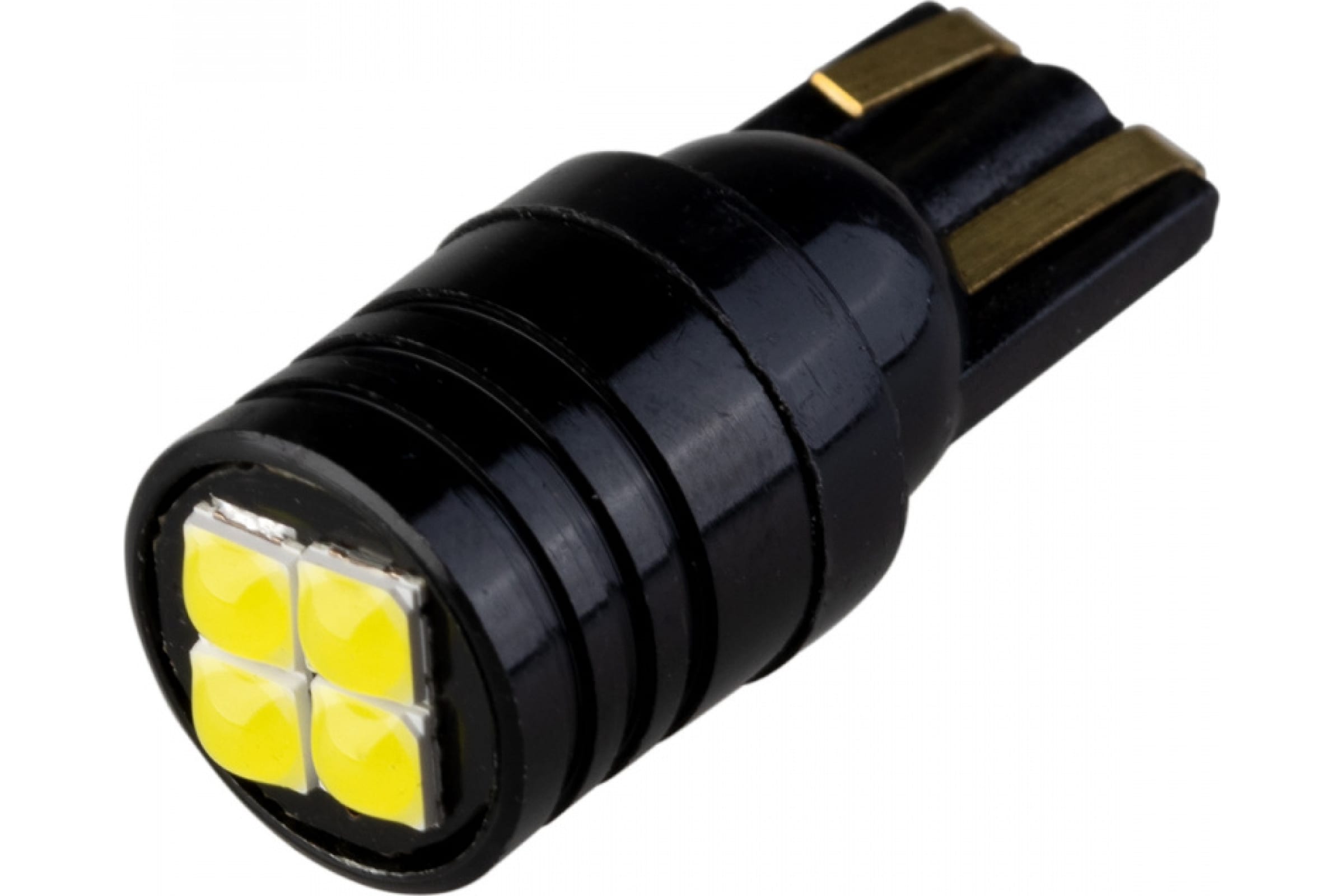 S08201545 — Лампа автомобильная диод 10 5 12 4 без цоколя 1конт белая габаритстопсалонномер SKYWAY