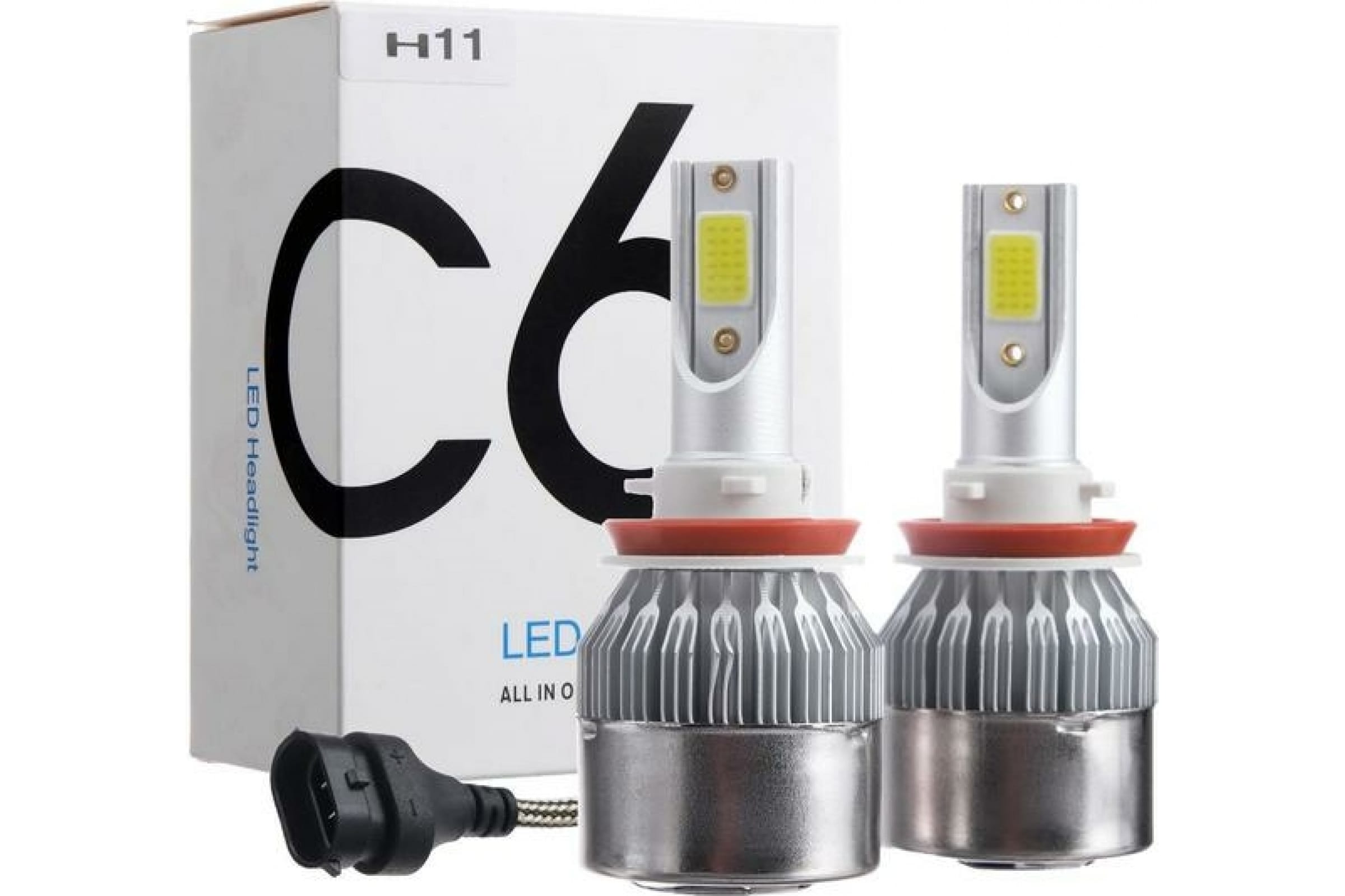 4777405 — Светодиодная автолампа СИМАЛЕНД Н8/Н9/Н11, 36 Вт, 3800 Лм, набор 2 шт. 4777405 СИМАЛЕНД