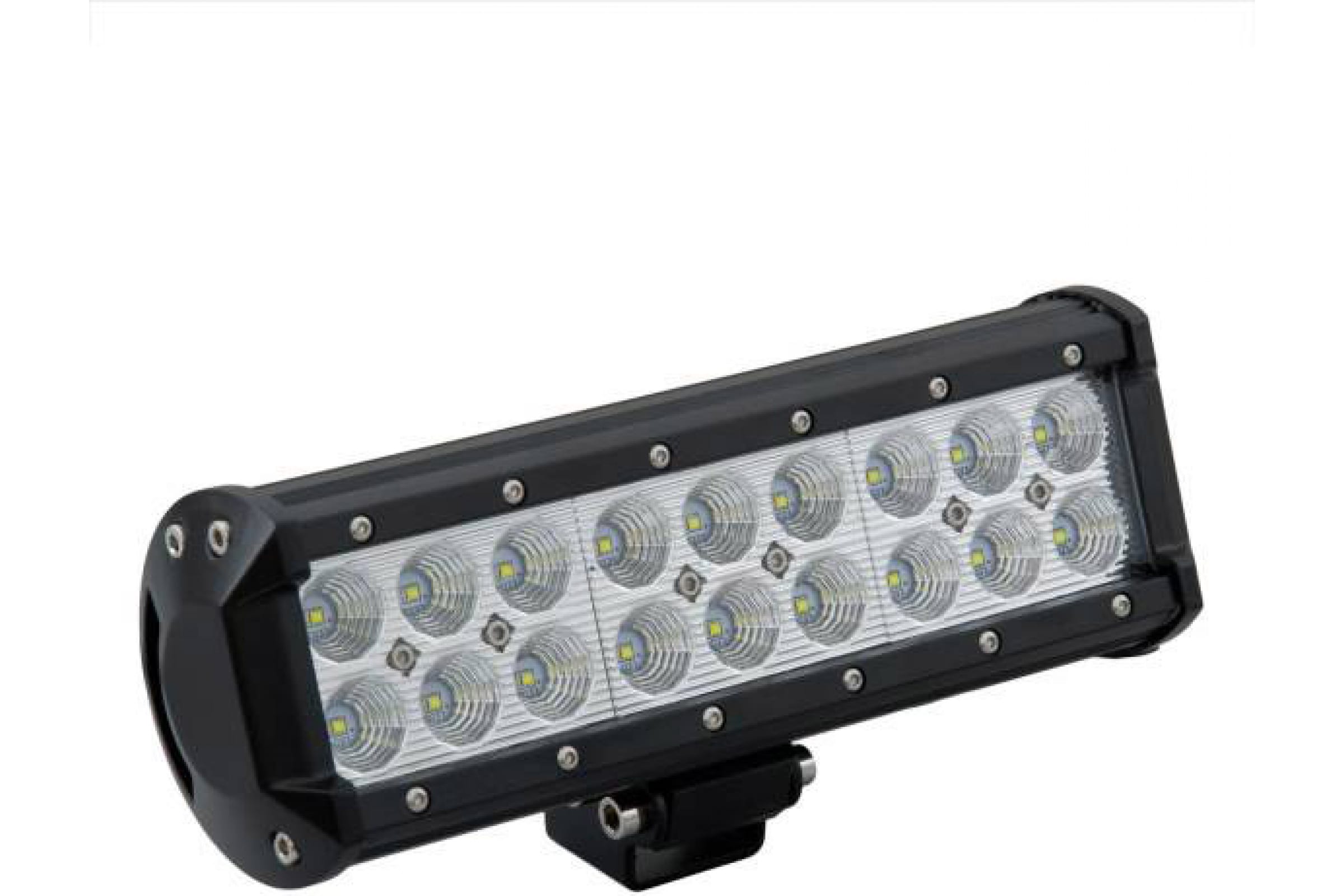 S08401004 — Прямоугольная светодиодная фара SKYWAY OFF ROAD 12V/24V 54W 6000К 18 диодов дальний свет S08401004 SKYWAY