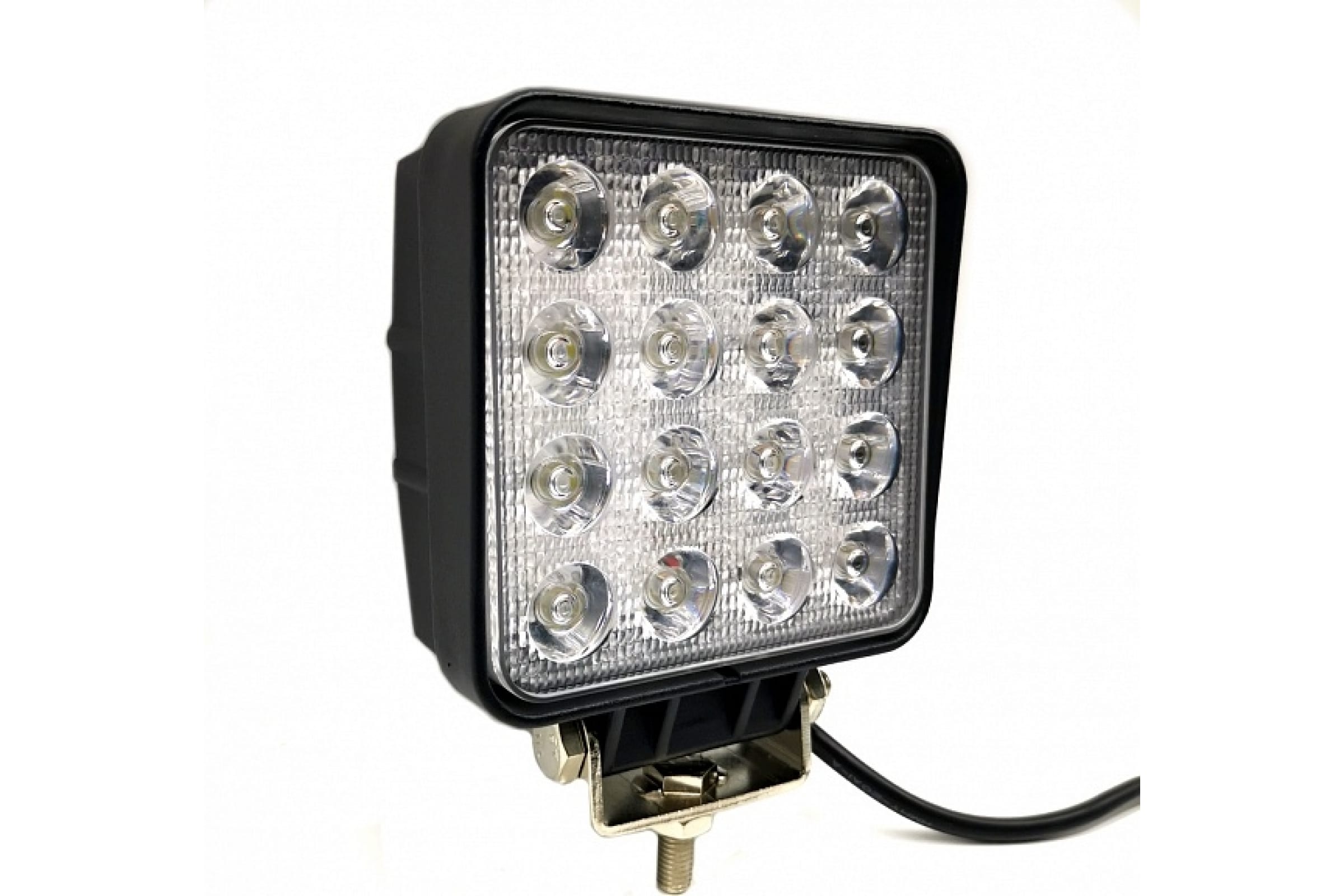 5201 — Фара светодиодная! WL-1 CS (дальн. свет, кв. мет.корп. 16 LED,  W) ВЫМПЕЛ