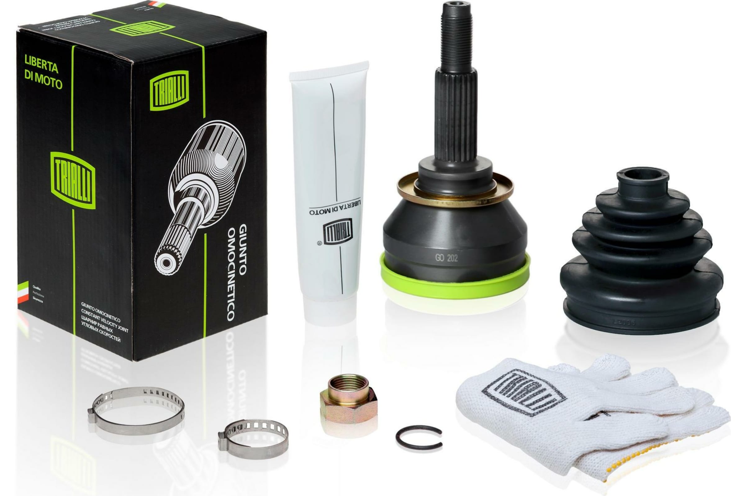 202 — Колодки тормозные для автомобилей ЗАЗ 1102 барабанные TRIALLI GF 202 TRIALLI