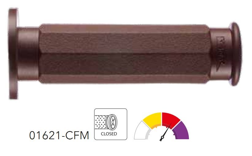 01621CFM — _01621-CFM грипсы 2шт PAIR OF GRIPS ROAD OCTAGONAL 80-BROWN Ariete ARIETE