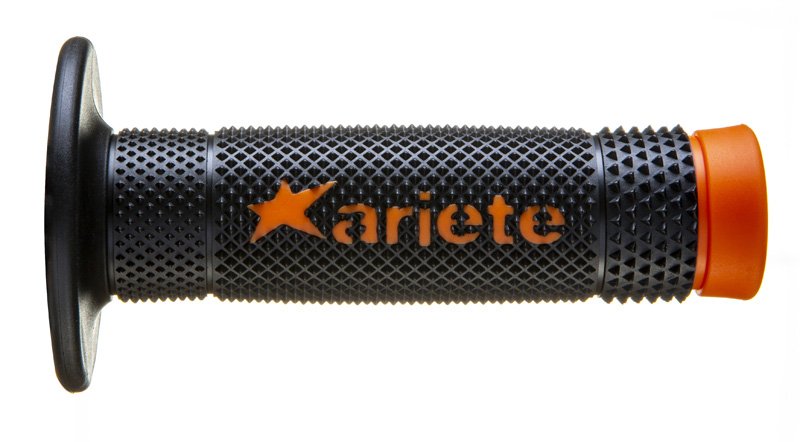 02643ARN — _02643-ARN грипсы 2шт VULCAN OFF-ROAD GRIPS ORANGE-BLACK Ariete ARIETE