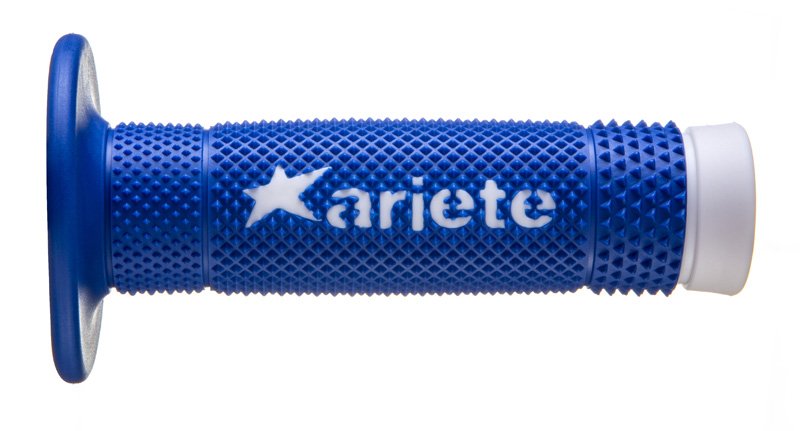 02643BA — _02643-BA грипсы 2шт VULCAN OFF-ROAD GRIPS WHITE-BLUE Ariete ARIETE