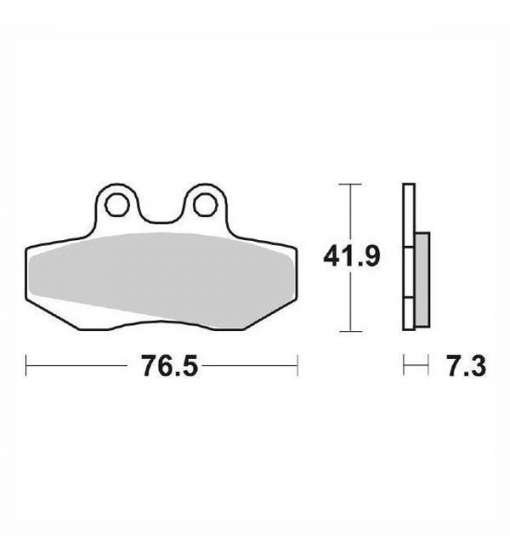 07GR1406 — _07GR1406 колодки тормозные МОТО(FDB706) BREMBO